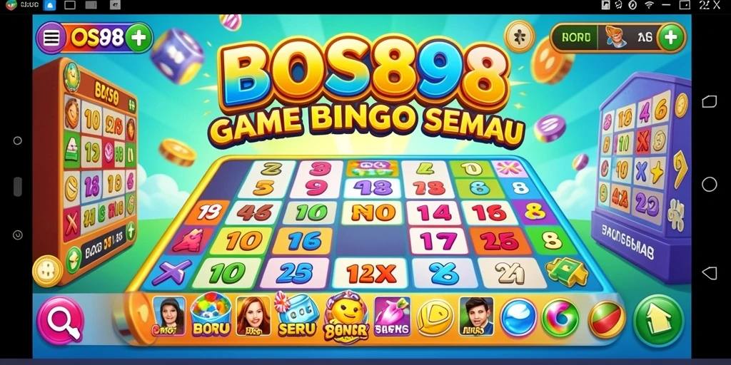 Tampilan gameplay seru di BOS898 yang penuh warna.