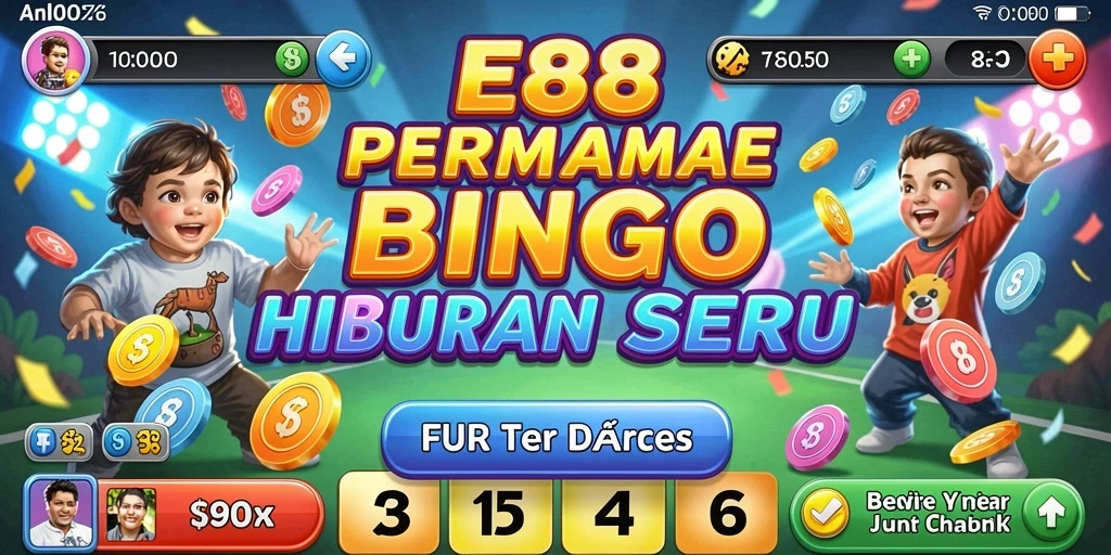 Screenshot E88 menampilkan gameplay Bingo yang seru dan interaktif.