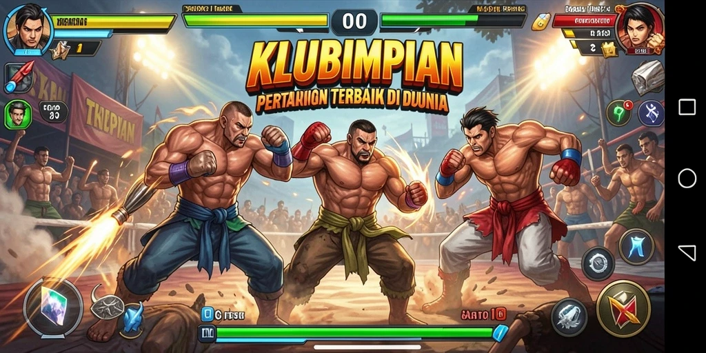 Tangkapan layar <strong>KLUBIMPIAN</strong> menampilkan aksi pertarungan yang mendebarkan.