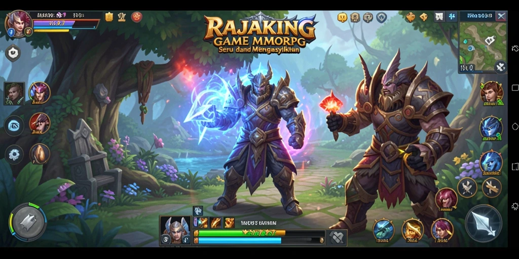 Tampilan action-packed dalam gameplay RAJAKING yang memukau.